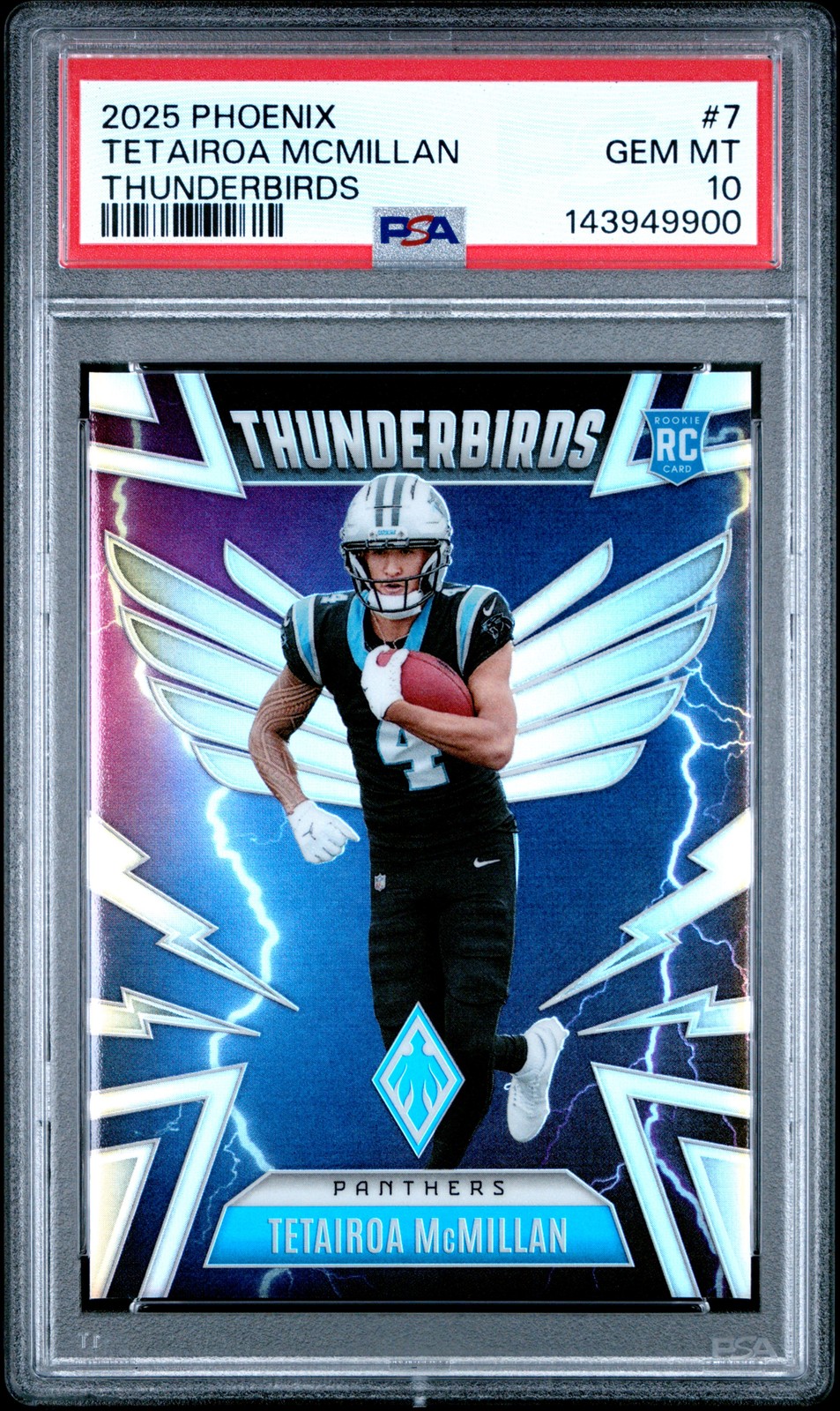 Tetairoa McMillan Panini Phoenix Thunderbirds #7 Base