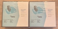 Lot of 2 - FOCAL Vintage NOS K-Mart Rotary Photo Slide Tray, Holds 100 Slides
