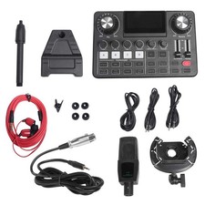 Professional Podcast Equipment Audio Mixer with DJ Effects Voice Changer