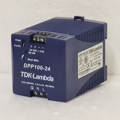 TDK-Lambda DPP-100-24 DIN Rail Mount Power Supply