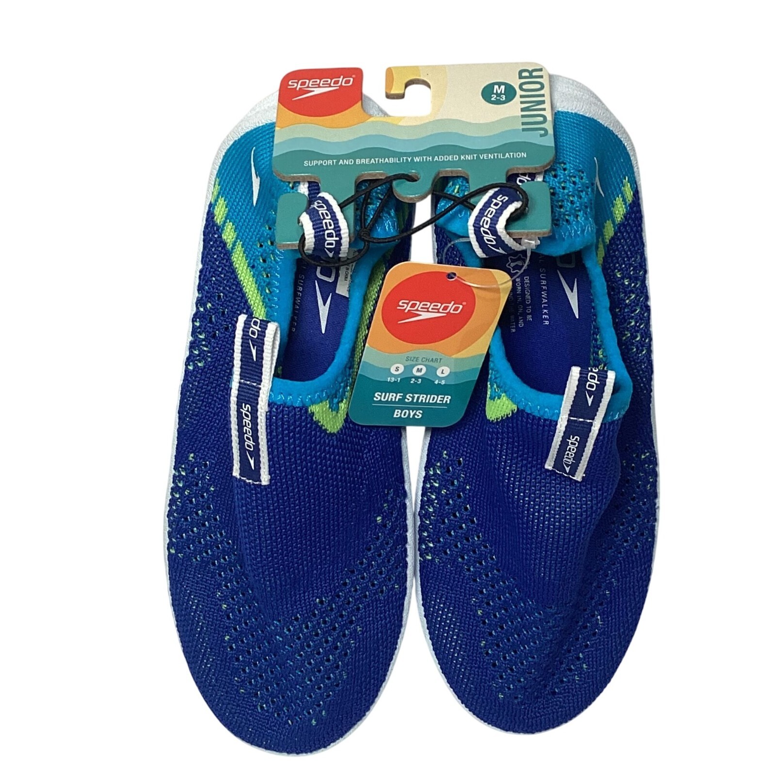 Speedo Boys Surf Strider Water/Beach Shoes Size Med 2-3 Brand New w ...