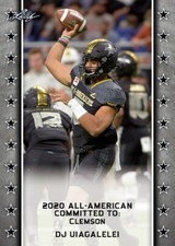 DJ Uiagalelei 25 count lot 2020 Leaf Army All American Rookies Clemson Tigers mt