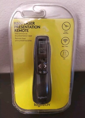 Authentic Logitech R800 Professional Presentation Remote 910-001350 New Open Box
