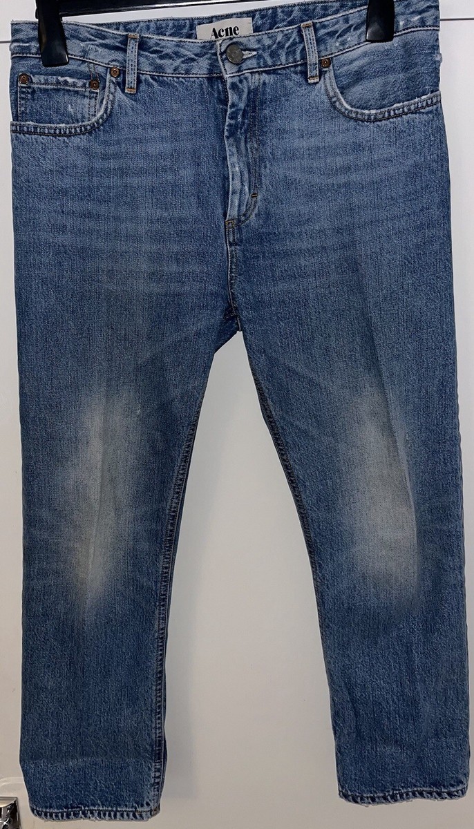Acne Studios Pop Betty Jeans, Light Blue, Women’s W34 L26