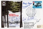 WW2 Stalag Luft III cover signed by 8 veterans inc Dixie Deans & Cal Younger