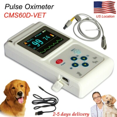 USA Veterinary Pulse Oximeter Spo2 Monitor Blood Oxygen Saturation PC software
