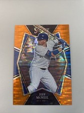 2022 Panini Select MLB JEFF MCNEIL ORANGE/BLUE PRISM #10/16 RARE!