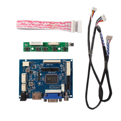 HD VGA AV LCD Controller Board For 12.1inch G121X1-L04 G121XCE 1024X768 LCD