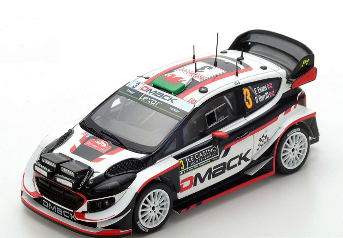 SPARK S5162 Ford Fiesta WRC No3 Rally Monte Carlo 2017 1/43 #NEW