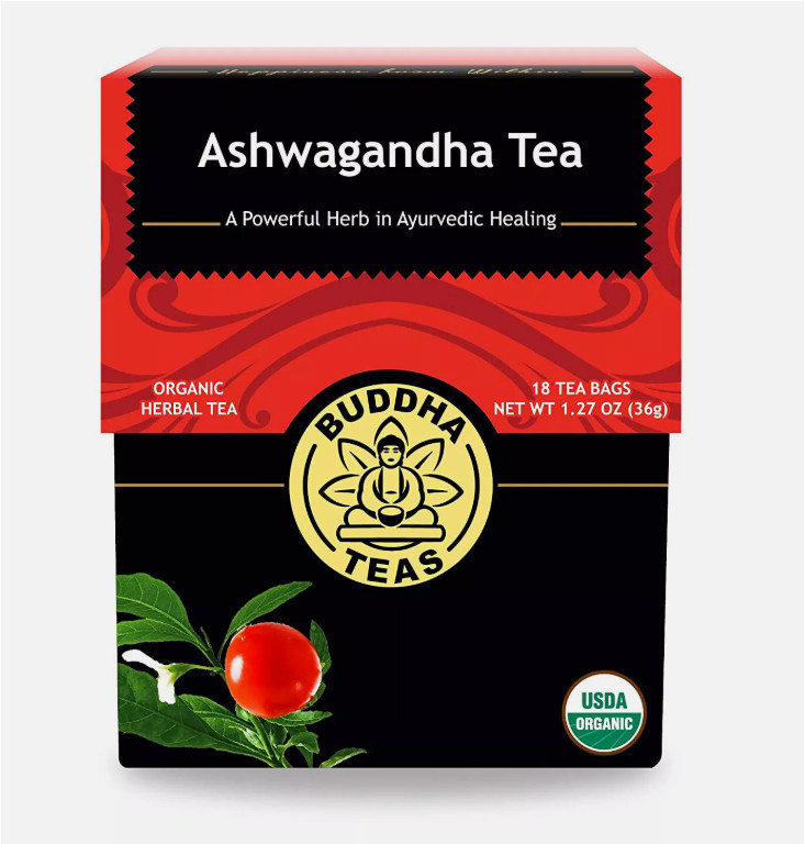 S Organic Ashwagandha Tea, 18 Bleach-free Tea Bags