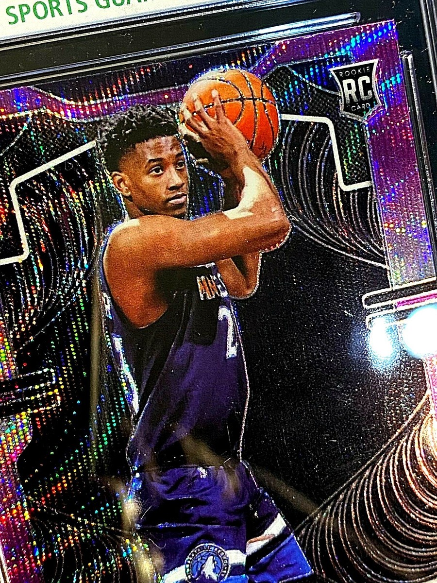 2019 Panini Prizm Purple Wave #252 Jarrett Culver Rookie MINT 9