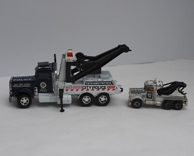 Matchbox Pair Police Tow Trucks 1978 Super Kings and 1981