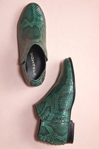 anthropologie snakeskin boots