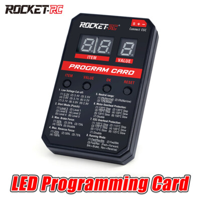 Supersonic LED Programming Card for RC Car 45A/60A/80A/120A 150A Brushless ESC
