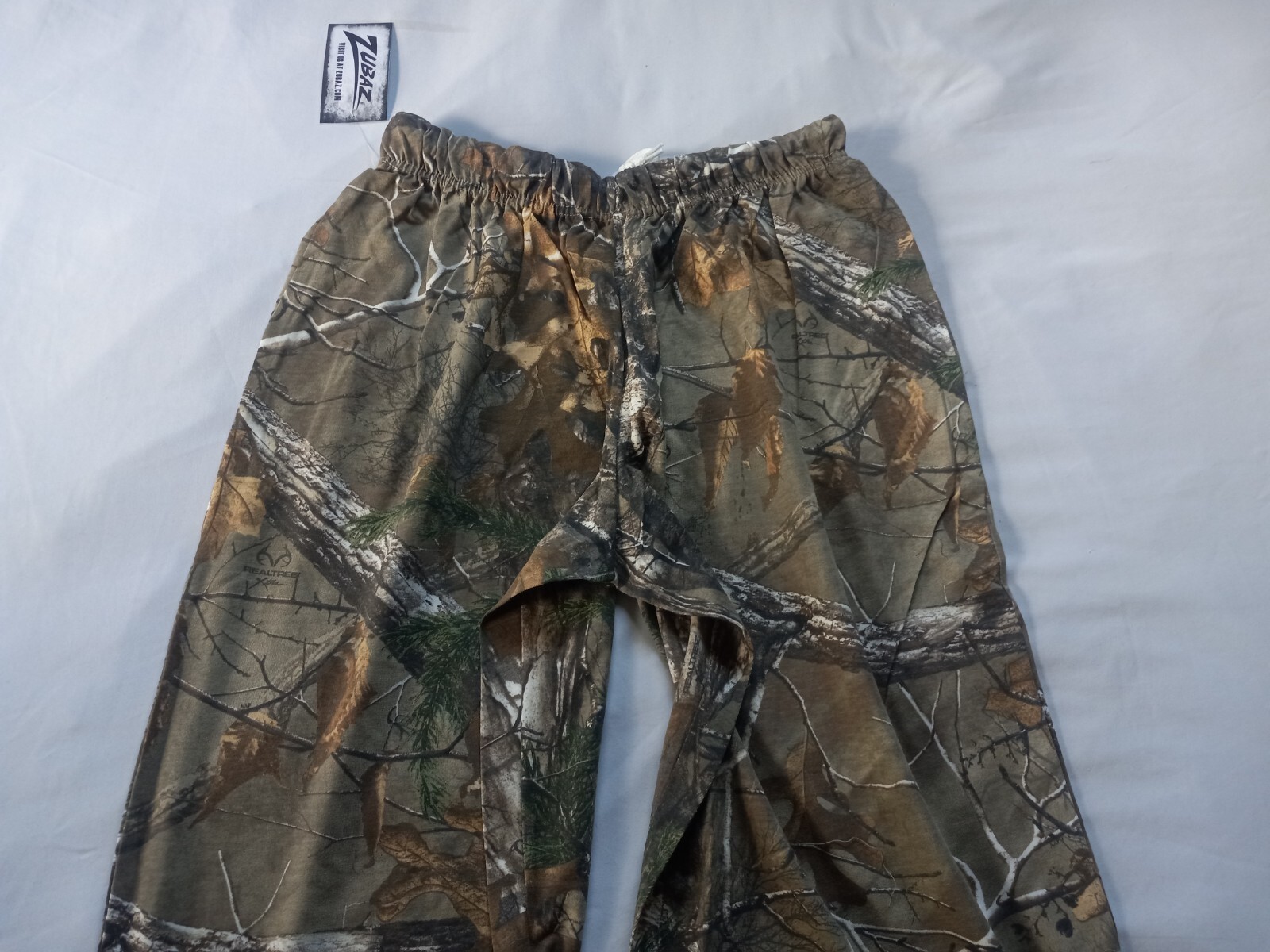 Zubaz Men's Size M Real Tree Camo Print Casual Pants Pajama Pants
