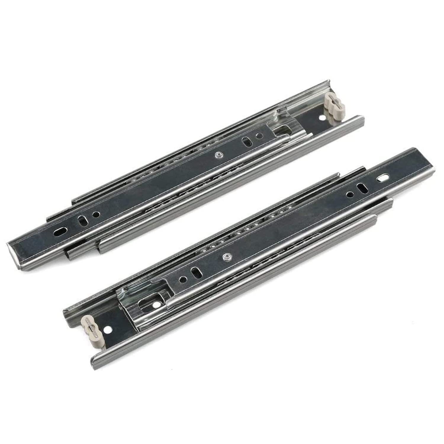 Drawer Slides 6 Inch Ball Bearing Full Extension 3 Section Slide Track Mounting-image
