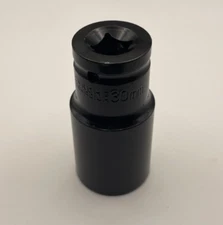 Quality 1/2 Inch Drive x 30MM 6 Point Deep Impact Socket Thin Wall