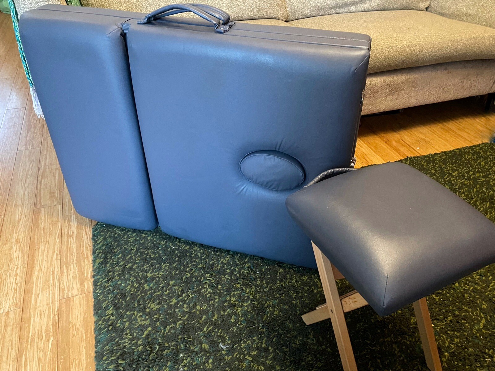 Affinity portable massage table Blue With Carry Case And Stool eBay