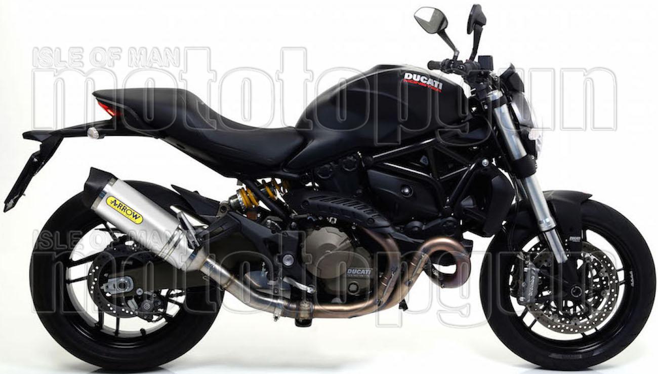 Arrow pot échappement Ducati Monster 821 2016 idéal pour balades et circuits - 2