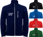 BMW R1250GS logo on Softshell Jacket Motorbike Veste Blouson licensed product