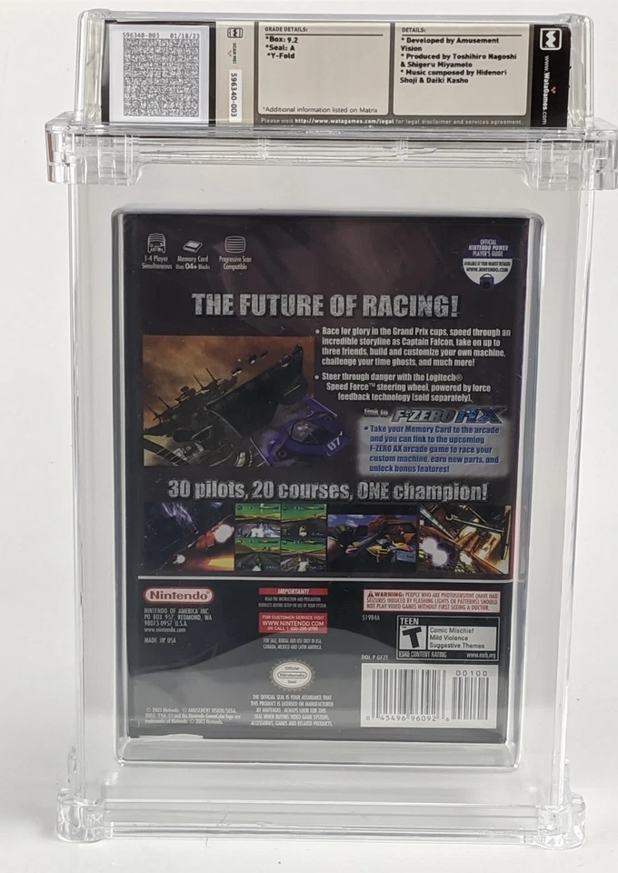 Graded Nintendo GameCube F-Zero GX WATA 9.2 A - Image 2 of 3