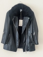 Jigsaw Oakley Relaxed Biker Jacket Size Uk8