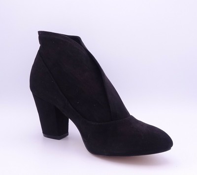 miss kg black suede ankle boots