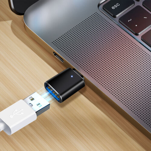 Adaptador convertidor Fit Google Pixel 8a 7a 8 7 6 Pro 5 4 LED tipo C macho a USB A - Imagen 7 de 9