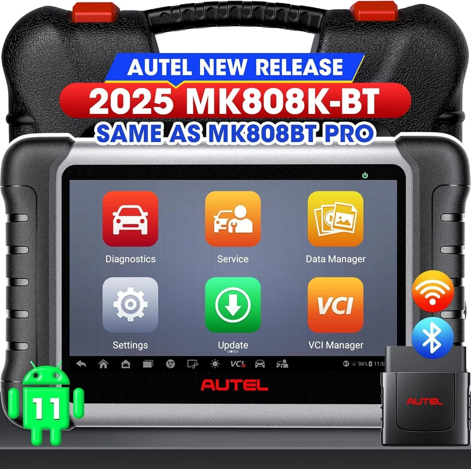 2025 Autel MaxiCom MK808K-BT MK808BT Pro Car Diagnostic Tool Full System Scanner - Image 2 of 4