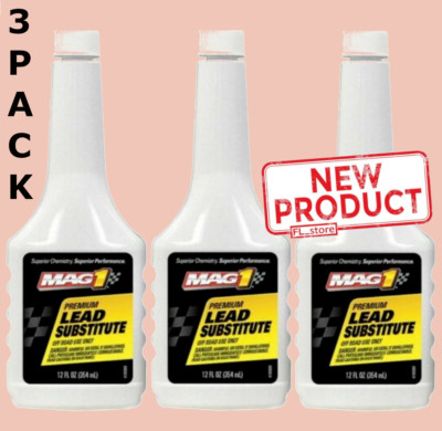 3 PACK Fuel Additive Lead Substitute 12 Oz Bottle Protection Older ...