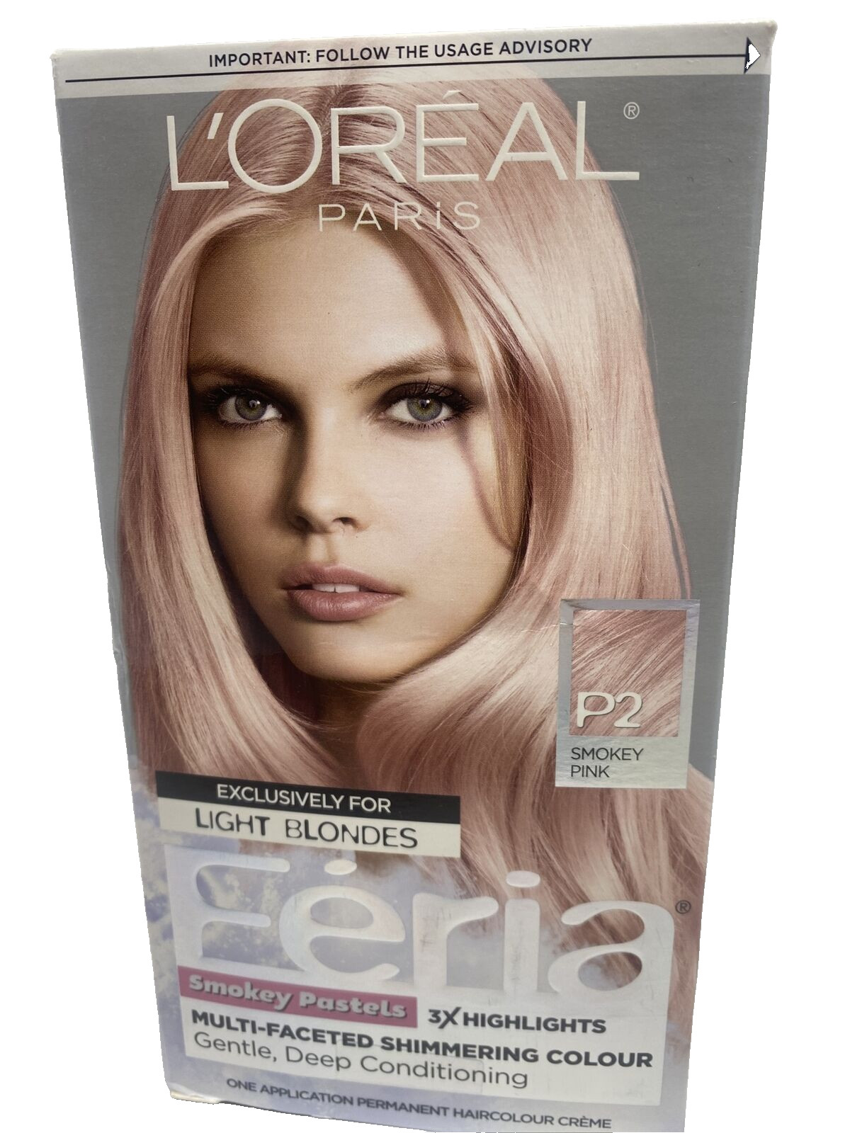 P2 Smokey Pink Rose Hair Color