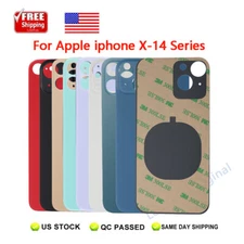 Back Glass Housing Cover For iPhone X XR XS 11 12 13 14 Plus 15 plus pro max lot
