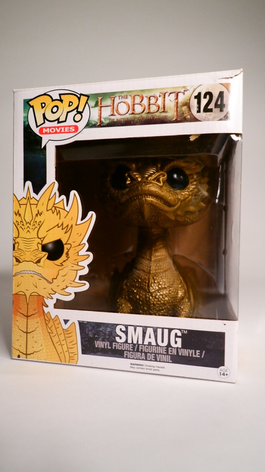 En Oferta Smaug (Gold) #124 | Rare Hot Topic Excl. | 6&Quot; Vaulted Funko Pop! | The Hobbit
