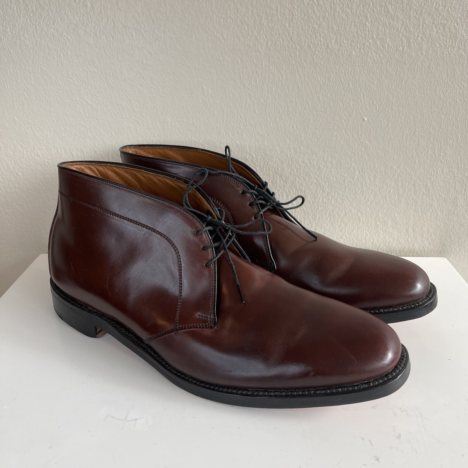 Allen Edmonds Chukka SHELL CORDOVAN Leather Ankle Boo… Gem