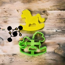 Cavallo a dondolo cookie cutter formina tagliabiscotti cake design professionale