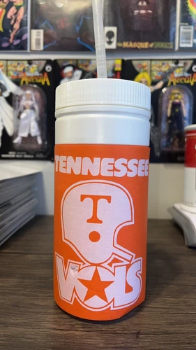 Vintage 1989 UT Tennessee Volunteers Bottle Drinking Cup Outdoors Vols Football