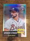 Spencer Strider ROOKIE Chrome Refractor - 2023 Topps Chrome Platinum