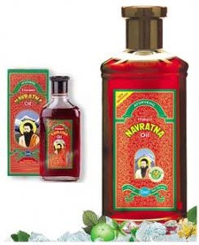 Huile Capillaire Ayurvédique Navratna Emami - 9 Ingrédients Naturels, 45 Ml, Fraîche Et Relaxante