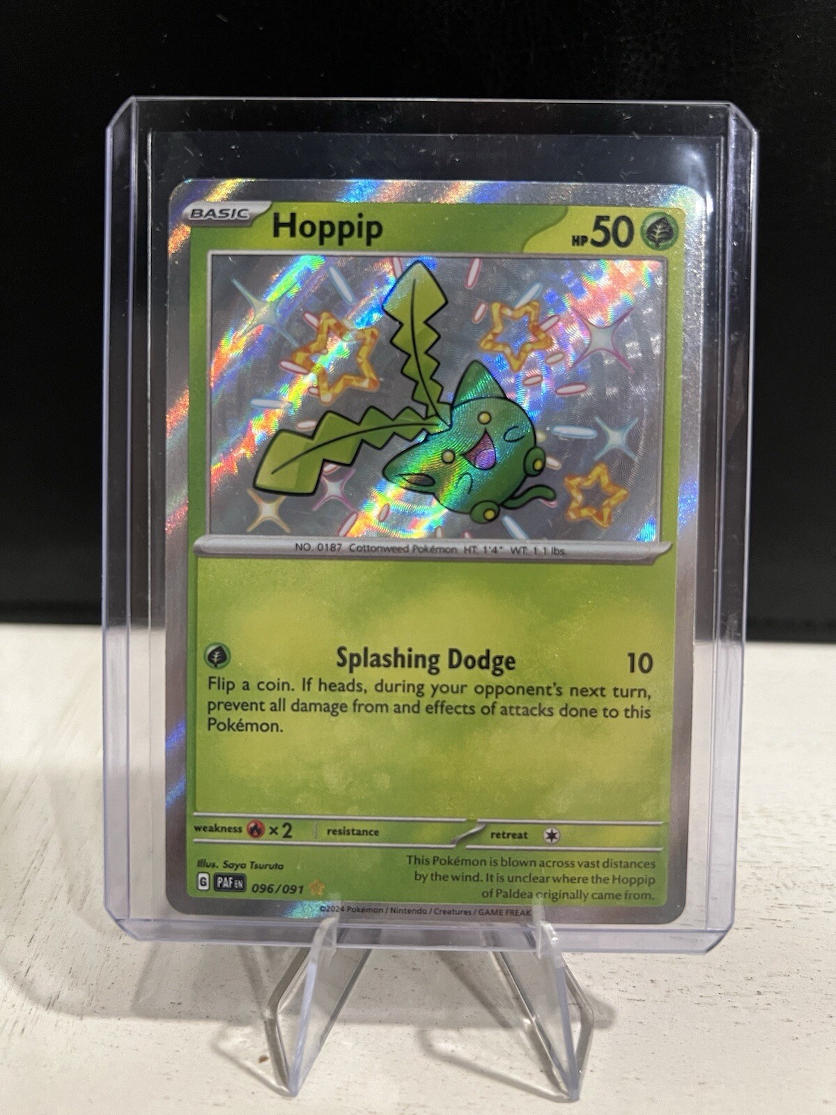 Pokémon TCG: S&V Paldean Fates - Hoppip SR 096/091 - NM