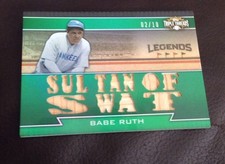 2011 TOPPS TRIPLE THREADS BABE RUTH GU 12X BAT 2/18 PARALLEL NICE