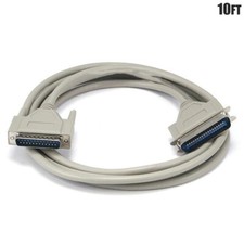 10FT DB25 Parallel Male to CN36 Centronics Male IEEE 1284 PC Printer Cable Cord