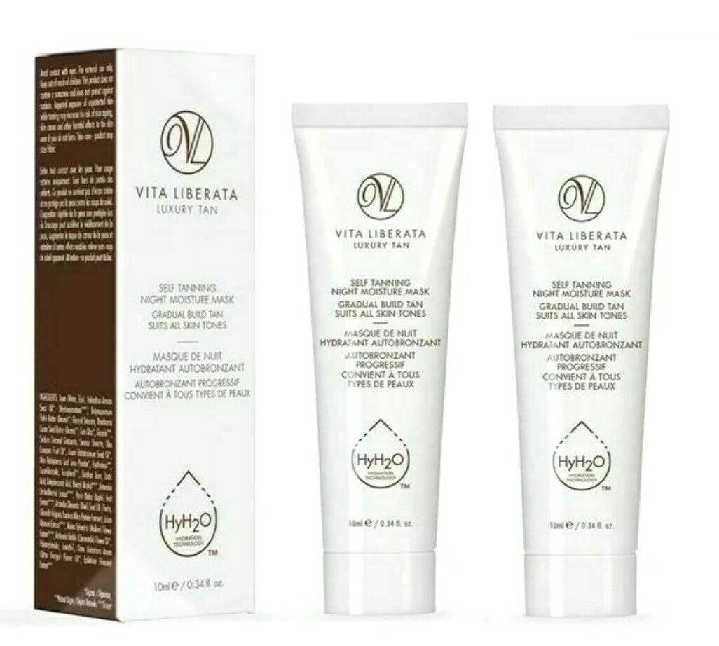 Vita Liberata Tanning Mask Mini Luxury Night Moisture Self Tan Skin Colour 10ml - Image 3