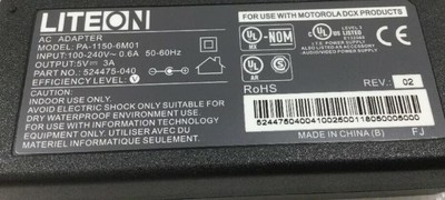 UL Liteon 5V USB-C AC Adapter For Pioneer DDJ-REV5 DDJREV5 Scratch Style Charger