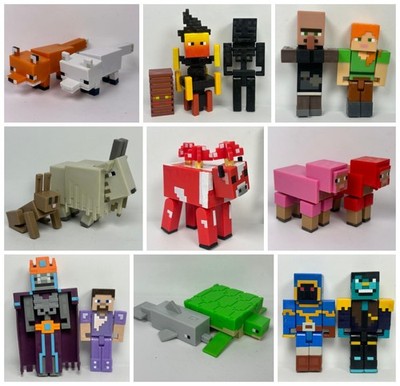 Minecraft Mojang Actionfigur - verschiedene Figuren - Multi Angebot - 3,25'' Reichweite