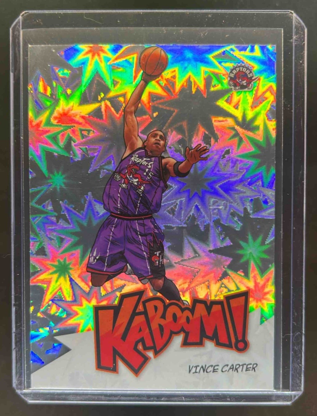 2020-21 Panini Crown Royale Vince Carter Kaboom! SSP #9 Raptors