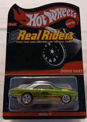 Hot Wheels REAL RIDERS DODGE DART RLC #2628/4000 Antifreeze  Green 2011