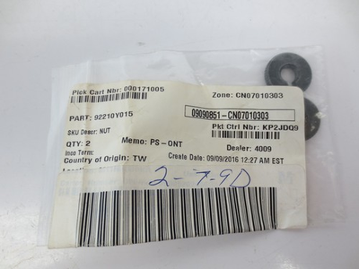 #ad NEW Genuine OEM Kawasaki Washer 2 92210Y015 $11.99