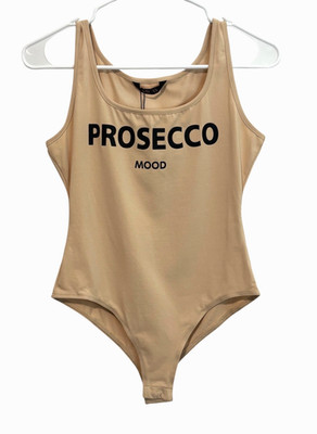 Micas Nude Prosecco Mood NWT Body Suit Size Small Tan One Piece Vacation Wear
