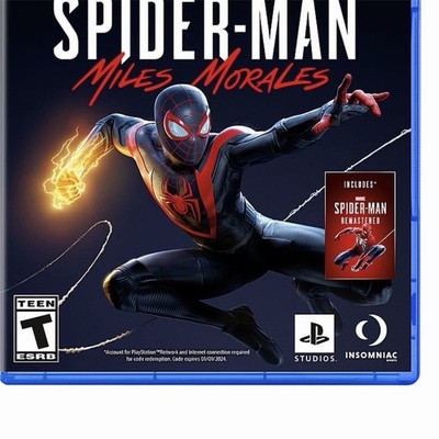 Sony Spider-Man: Miles Morales Ultimate Edition PS5 Action Game T Includes Rema 