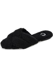    Women  s Black Cozy       Comfort Foam Slippers Size 9M  New In Box